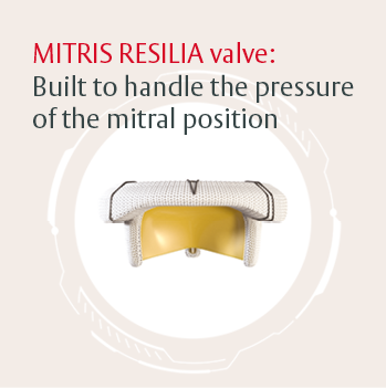 MITRIS RESILIA valve: Built to handle the pressure of the mitral position