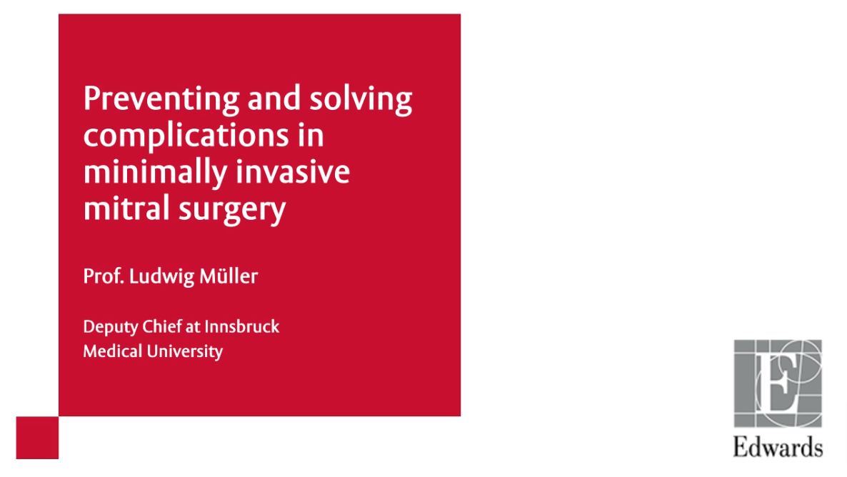 Preventing and solving complications in minimally invasive mitral surgery
