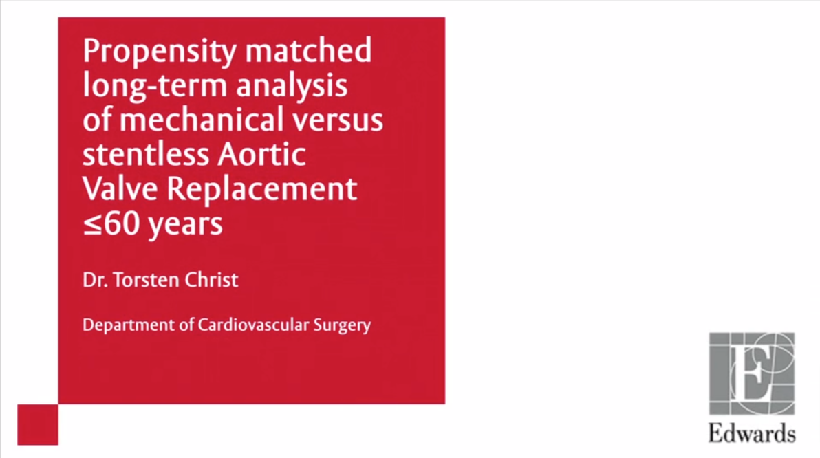 Propensity matched long-term analysis of mechanical versus stentless Aortic Valve Replacement ≤60 years