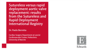 Sutureless versus rapid deployment aortic valve replacement: results from the Sutureless and Rapid Deployment International Registry